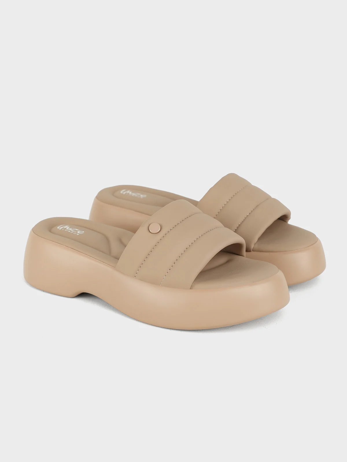 Womens "HINNAYE" Cushioned Comfy Slippers - Image 4