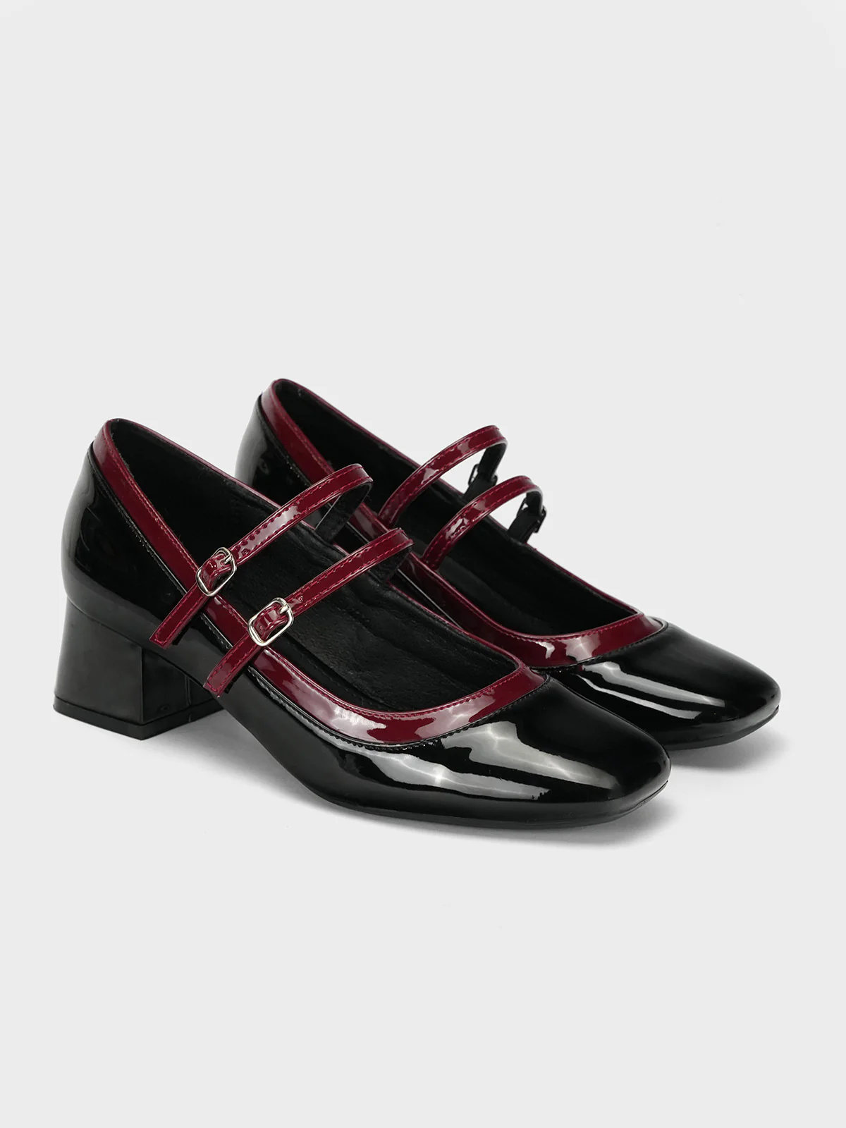 Women's "HOTEP" Dual Strap Block Heel Courts - Image 2