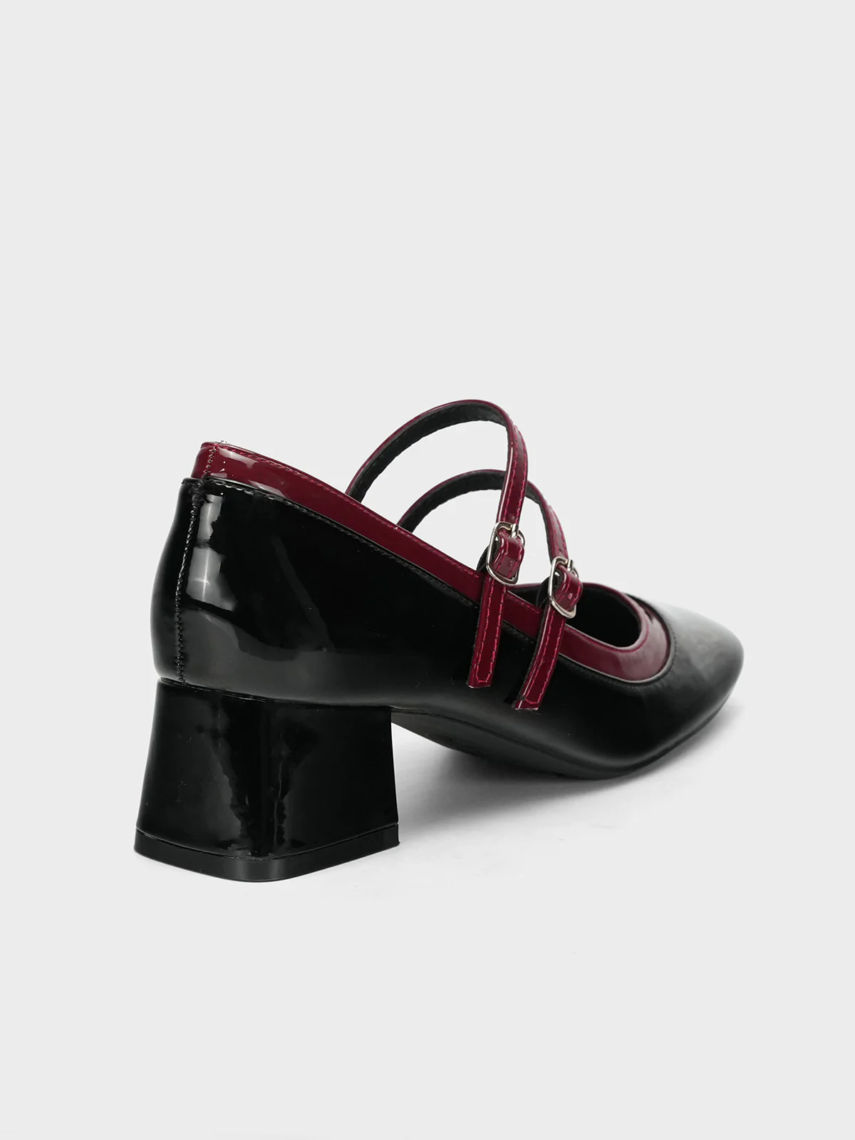 Women's "HOTEP" Dual Strap Block Heel Courts - Image 3