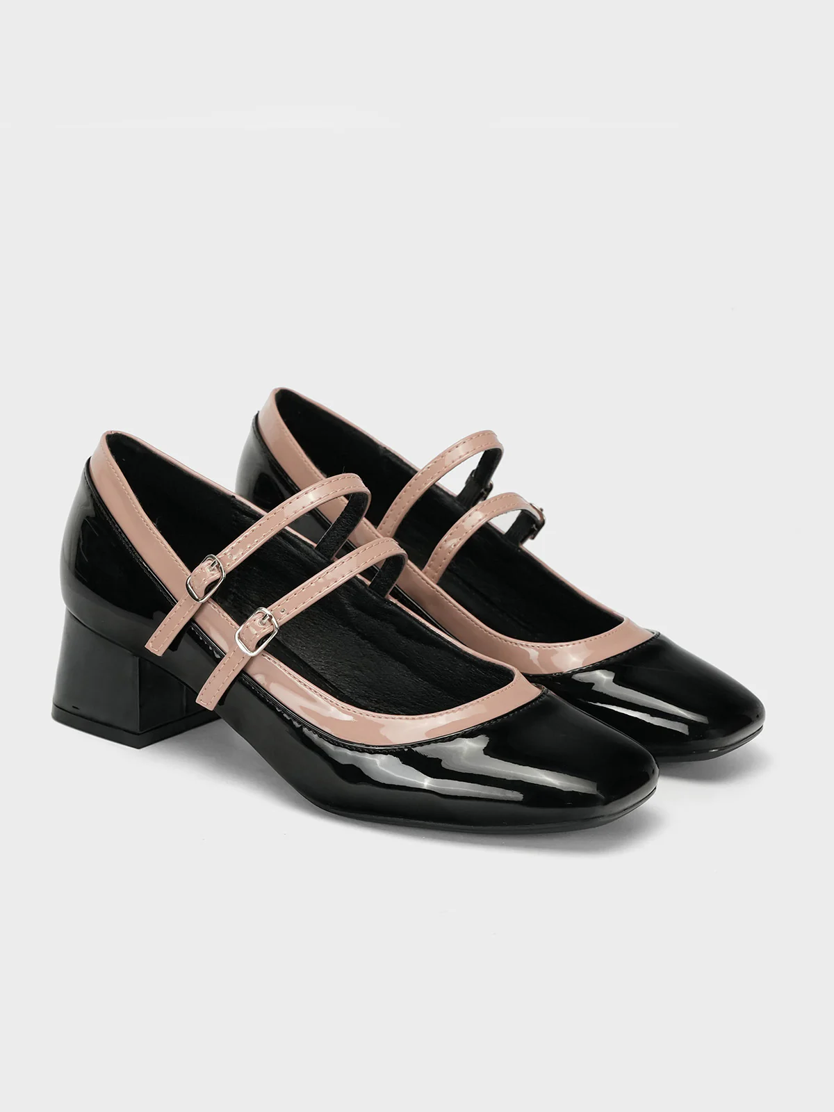 Women's "HOTEP" Dual Strap Block Heel Courts - Image 2
