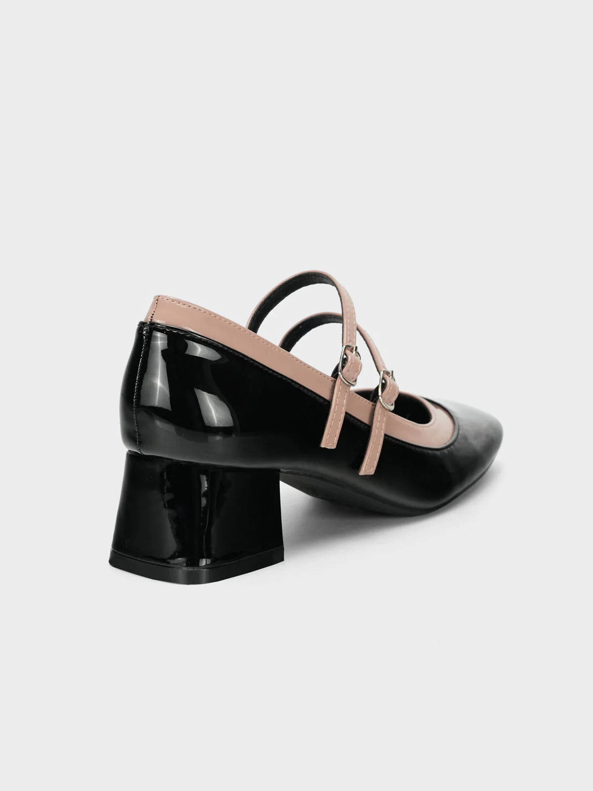 Women's "HOTEP" Dual Strap Block Heel Courts - Image 3