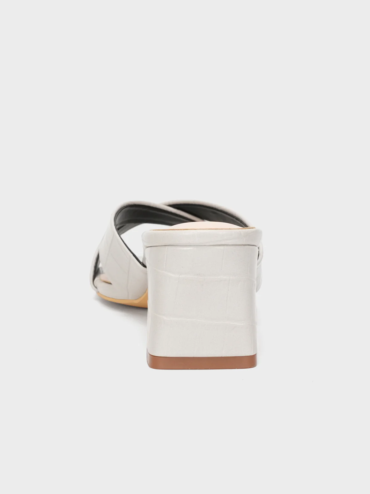 Womens "HYPNOS" Crossover Heel Sandals - Image 3