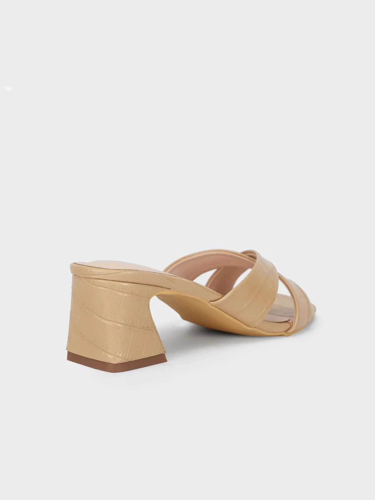 Womens "HYPNOS" Crossover Heel Sandals - Image 3