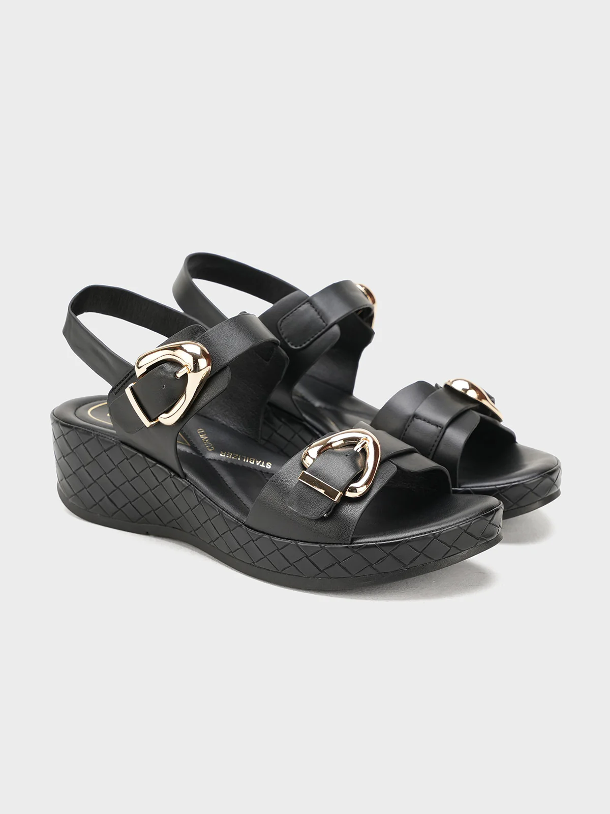 Womens "IBERIA" Stylish Buckle Sandals - Image 2
