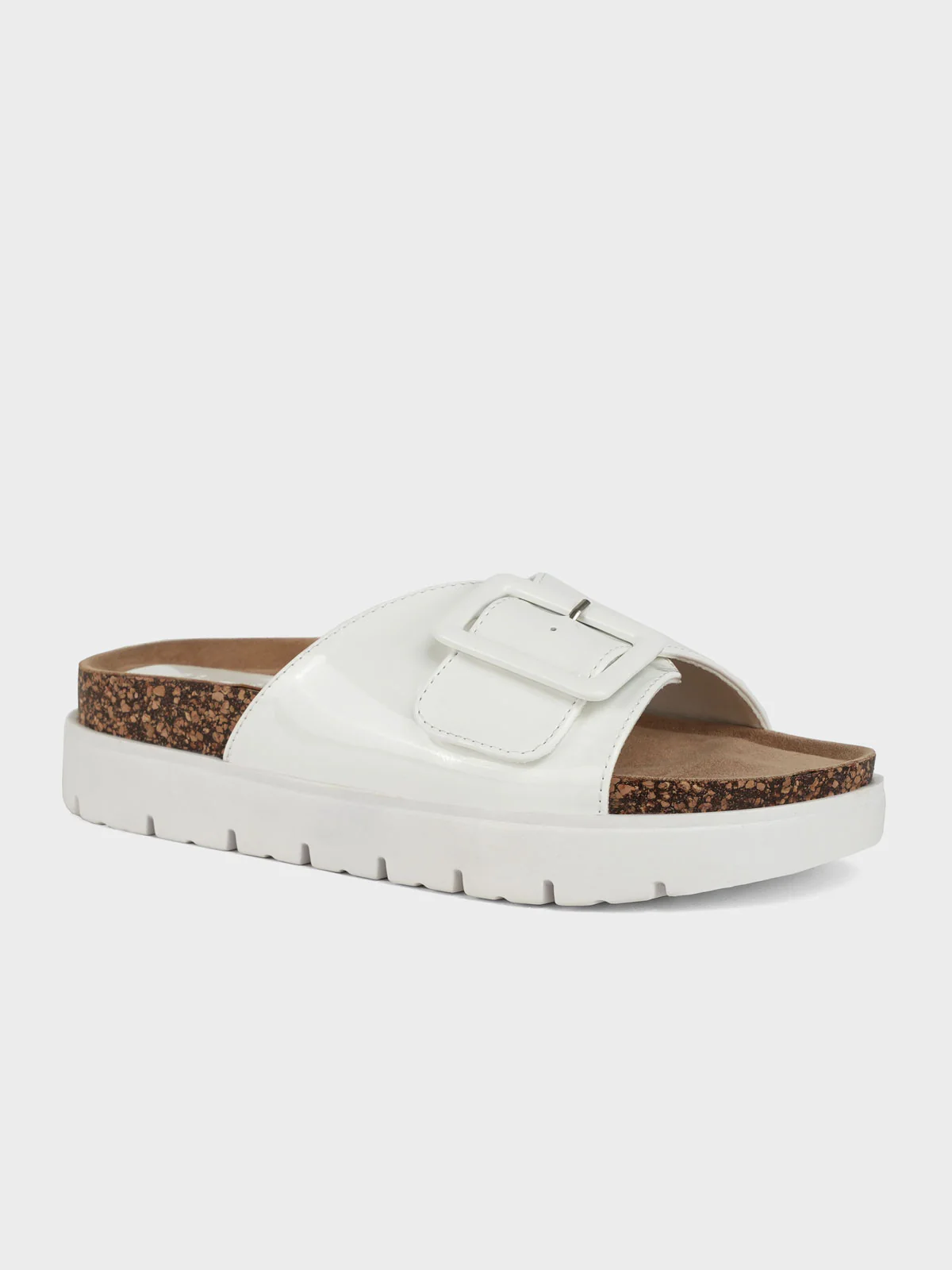 Women's "LINDEY" Buckled Open Toe Slippers - Image 2