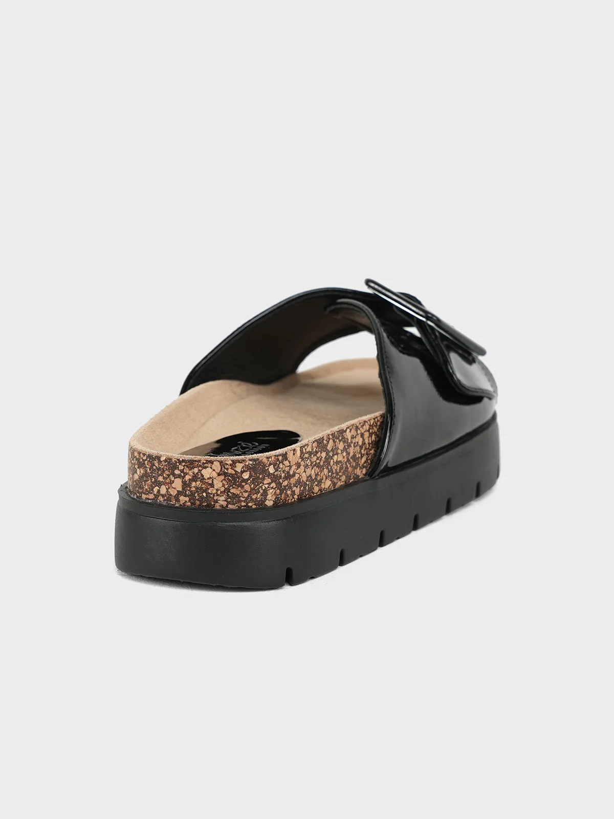 Women's "LINDEY" Buckled Open Toe Slippers - Image 5