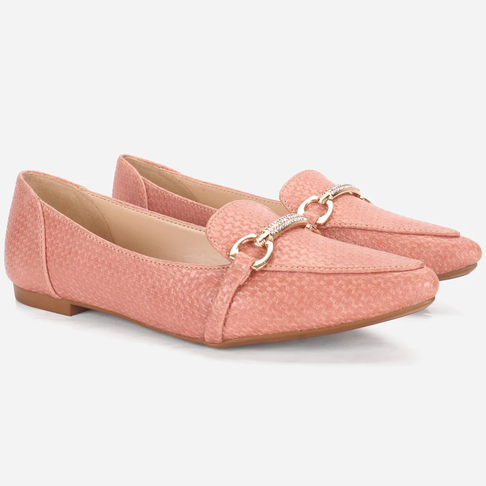 Women's "IRA" Pointed Toe Slip On Flat Pumps - Image 2