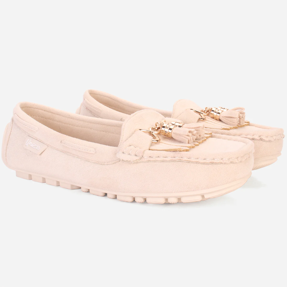 Womens "ISSA" Flat Comfy Slide In Moccasins - Image 2