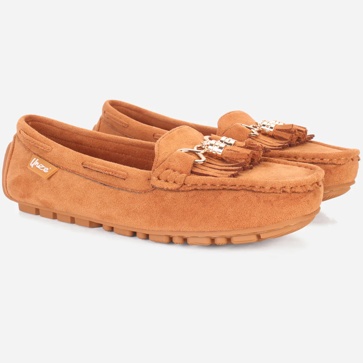 Womens "ISSA" Flat Comfy Slide In Moccasins - Image 2
