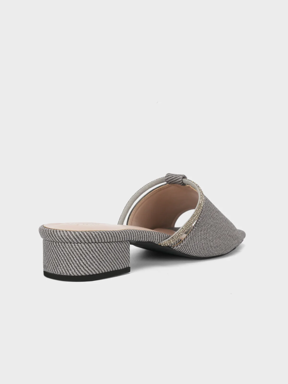 Womens "ITALIA" Stylish Block Heel Slipper - Image 3