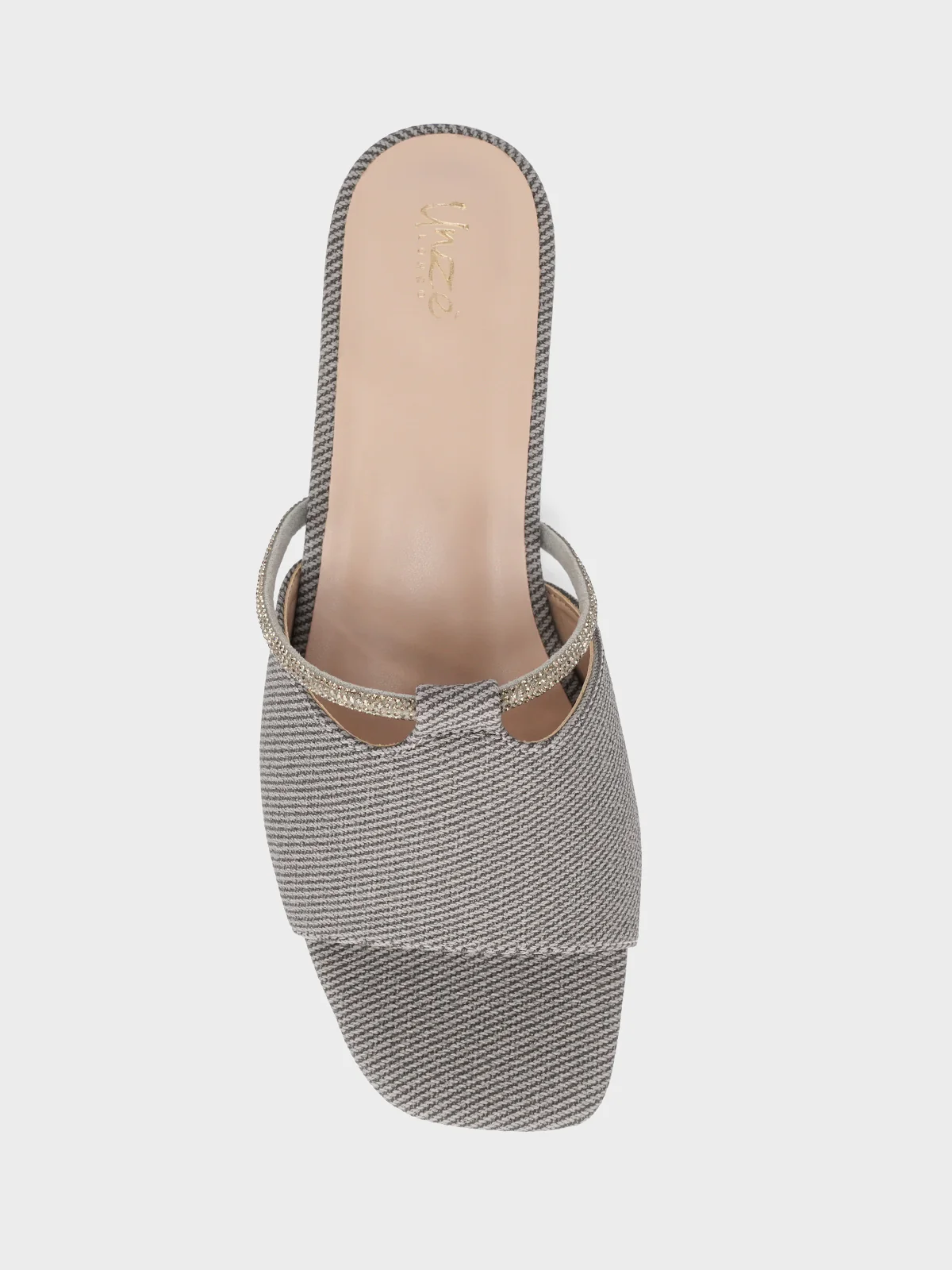Womens "ITALIA" Stylish Block Heel Slipper - Image 5