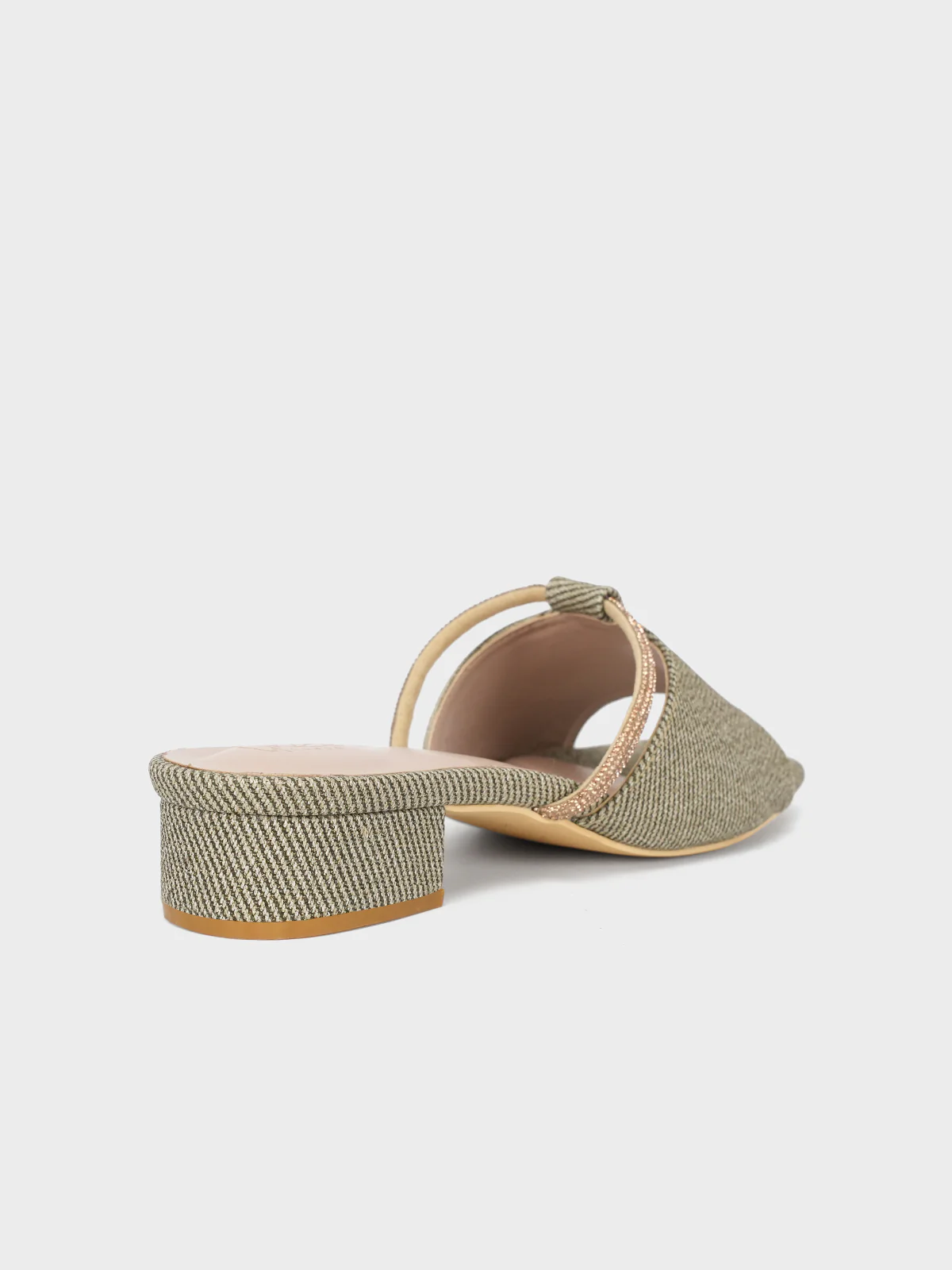 Womens "ITALIA" Stylish Block Heel Slipper - Image 3