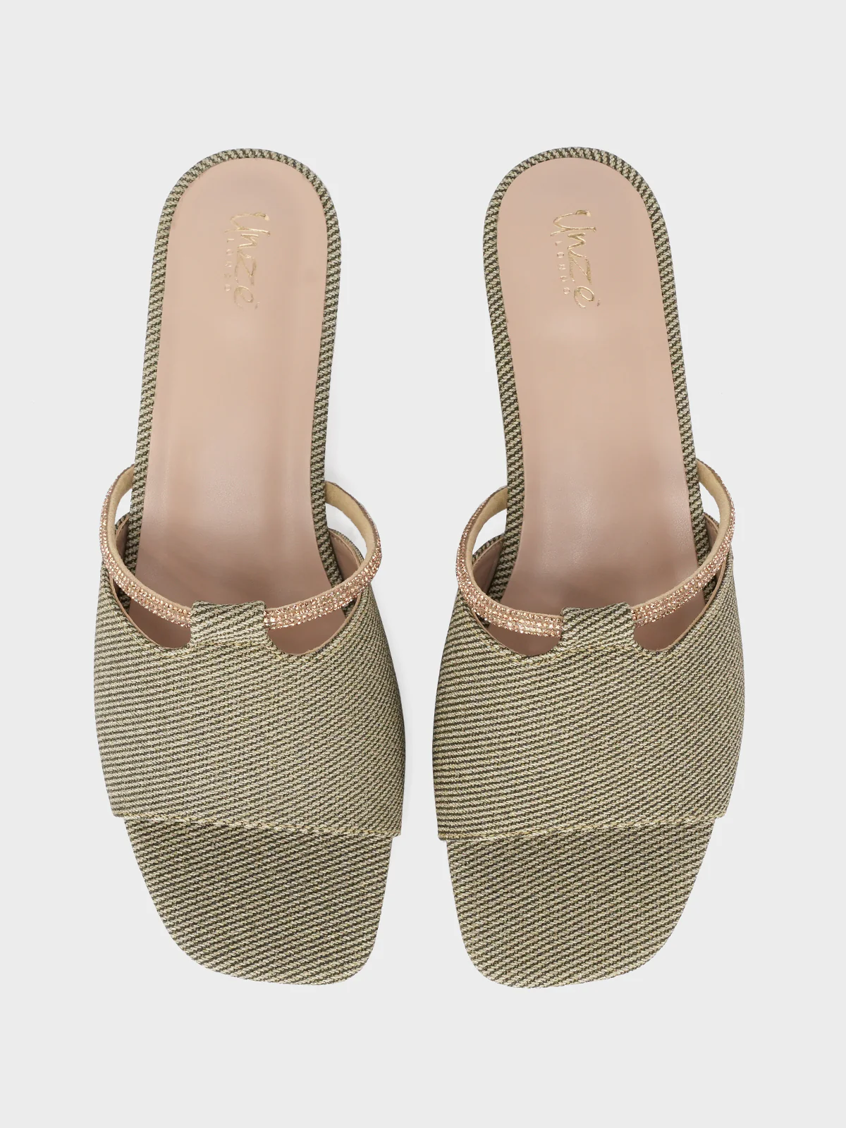Womens "ITALIA" Stylish Block Heel Slipper - Image 5