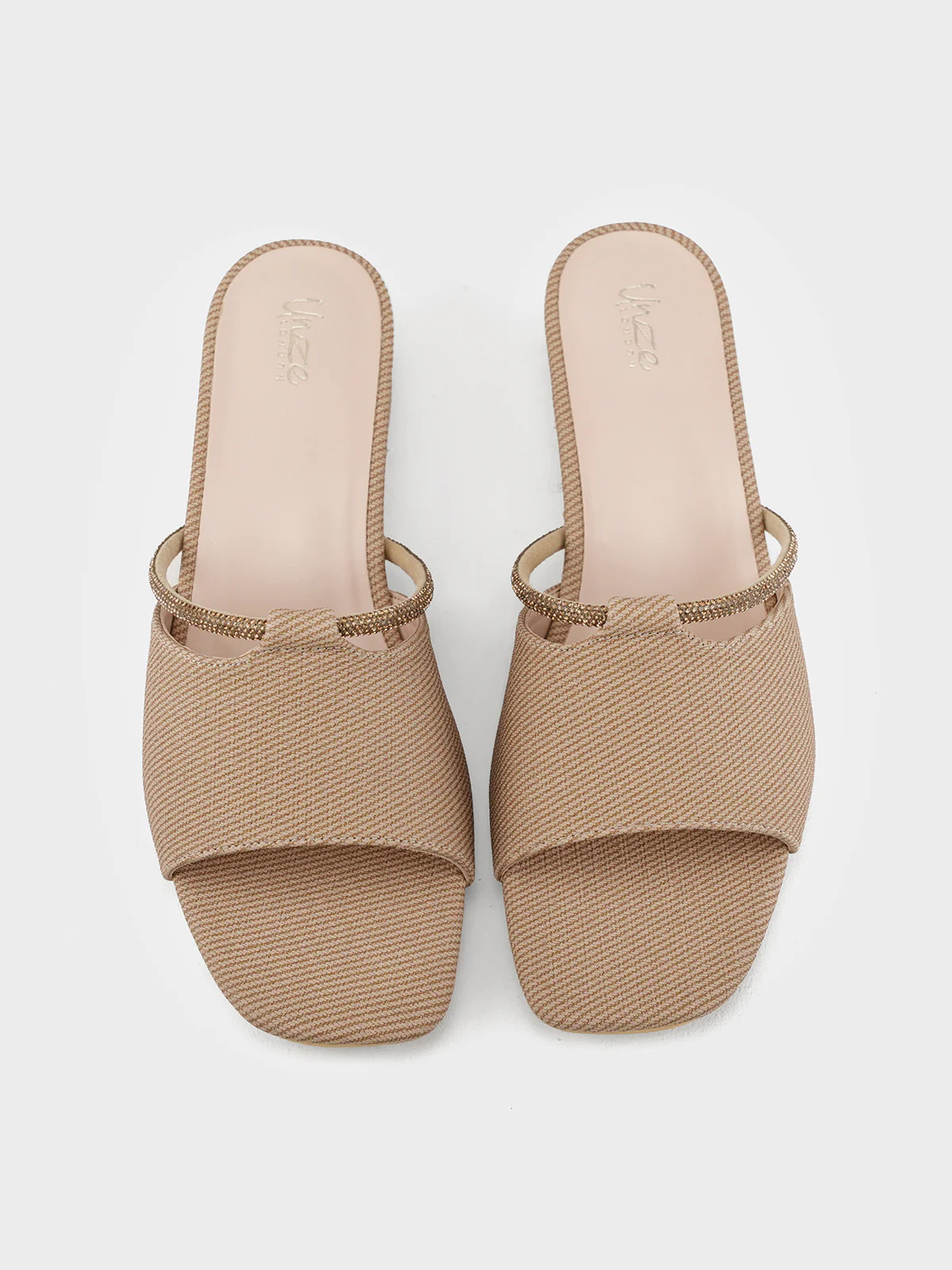 Womens "ITALIA" Stylish Block Heel Slipper - Image 5