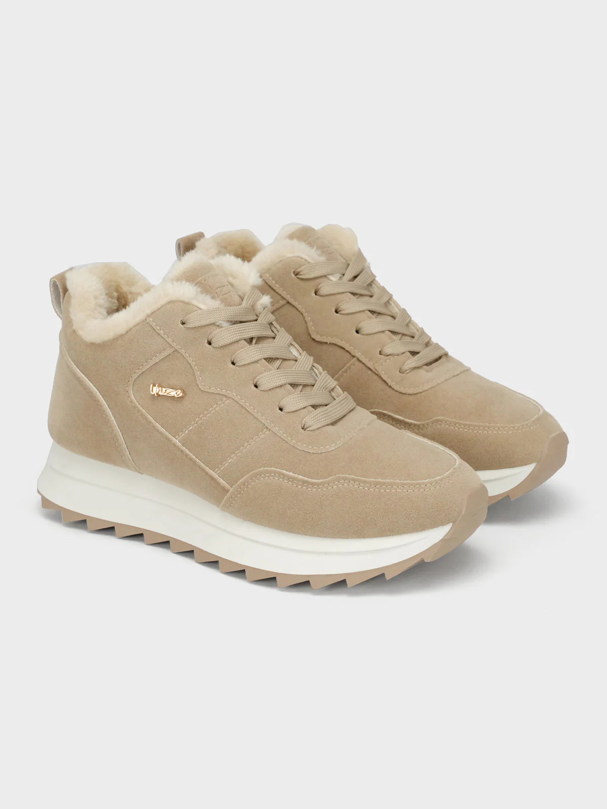 Womens "JABARI" Laced Up Sneakers - Image 2