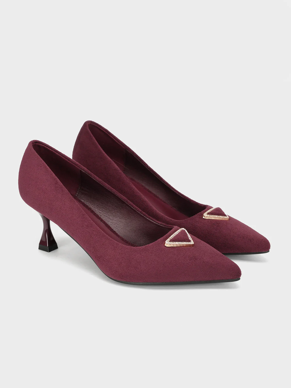 Womens "JALENA" Pointed Toe Comfy Courts - Image 2