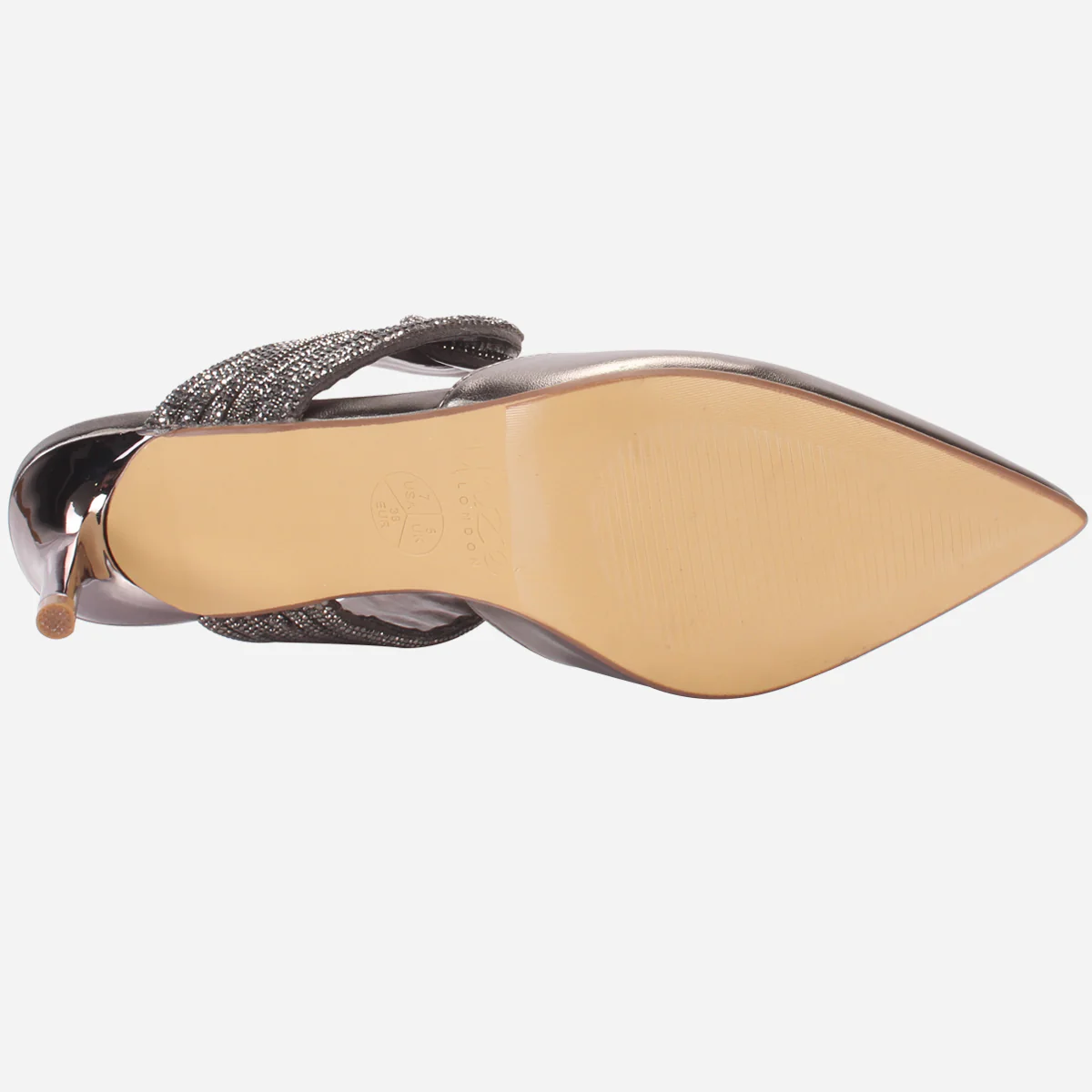Womens "JANVOY" Embellished Pointed Toe Sandals - Image 5