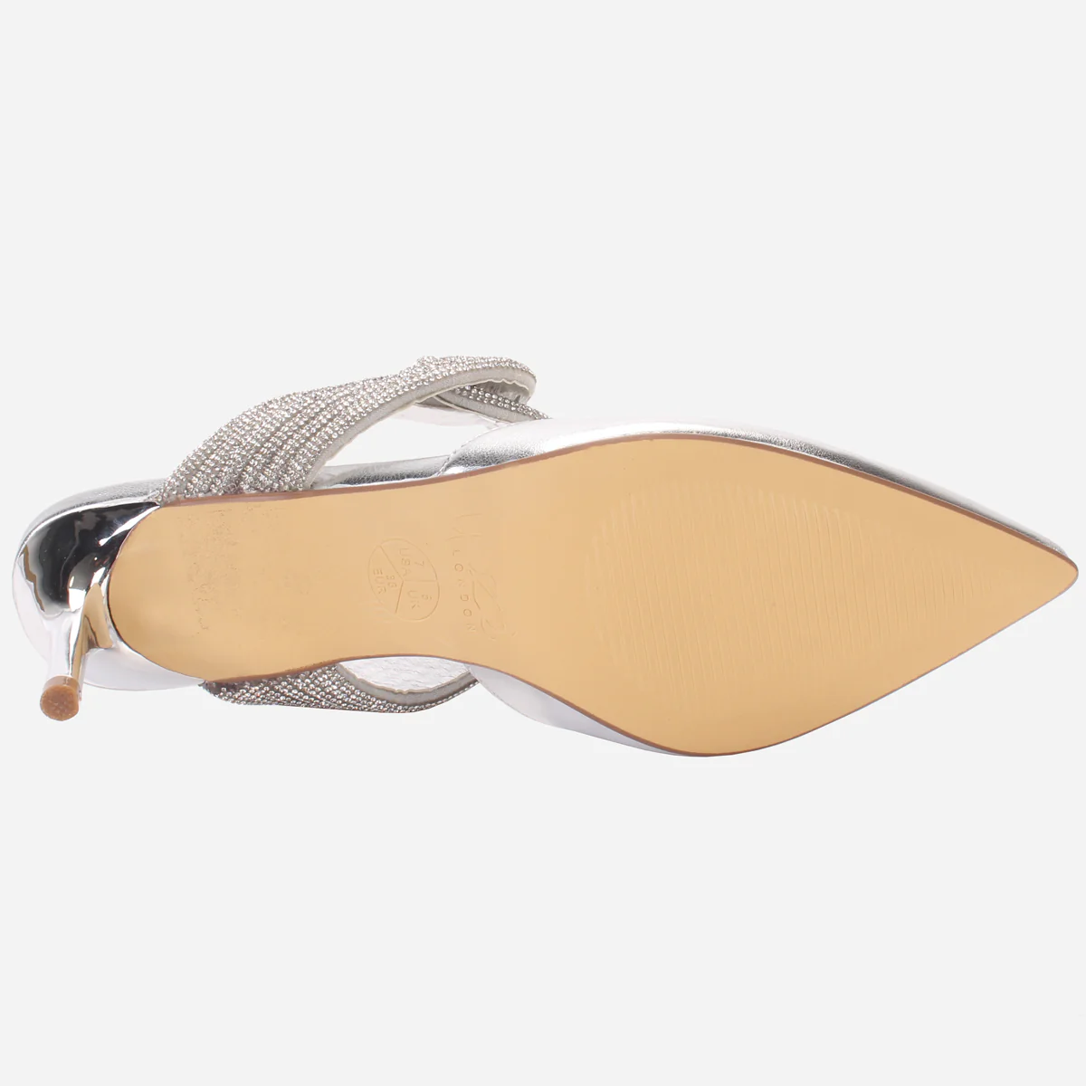Womens "JANVOY" Embellished Pointed Toe Sandals - Image 5