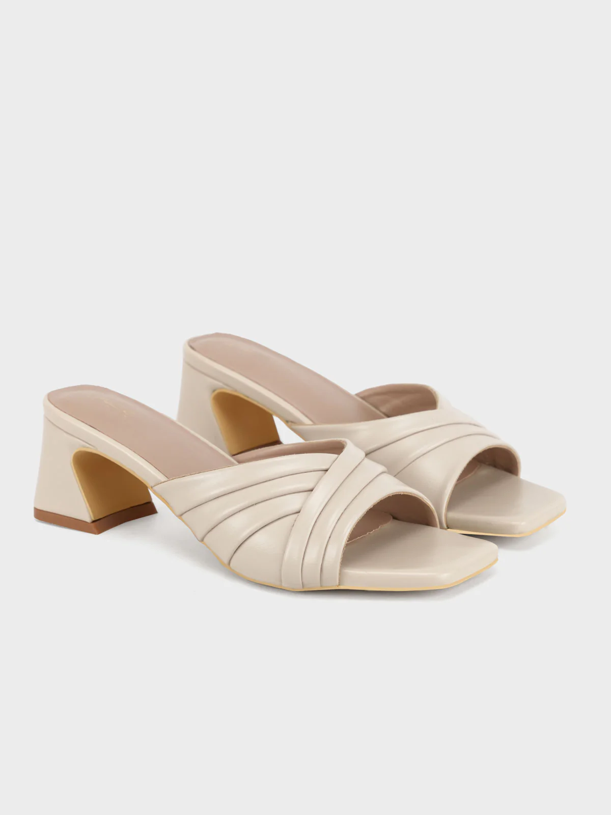 Womens "JAXINA" Block Heeled Sandals - Image 2
