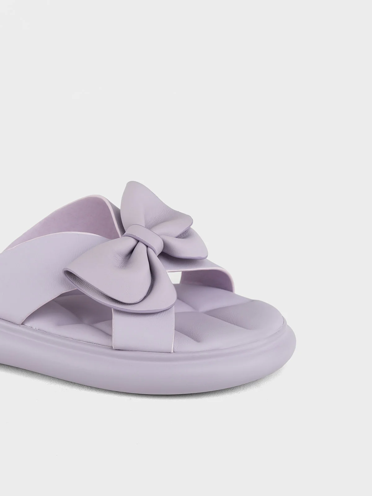 Womens "JAYDE" Bow Accented Slippers - Image 7