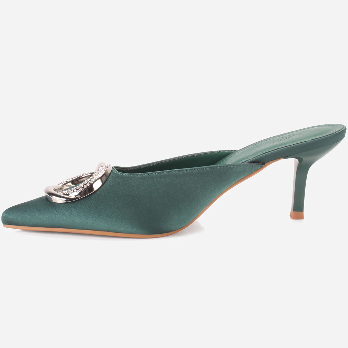Womens "JINNY" Pointed Toe Wedding Heeled Sandals - Image 3
