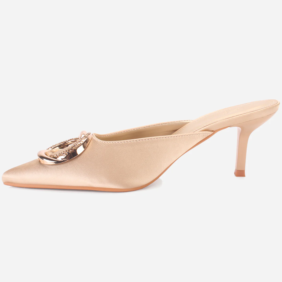 Womens "JINNY" Pointed Toe Wedding Heeled Sandals - Image 3