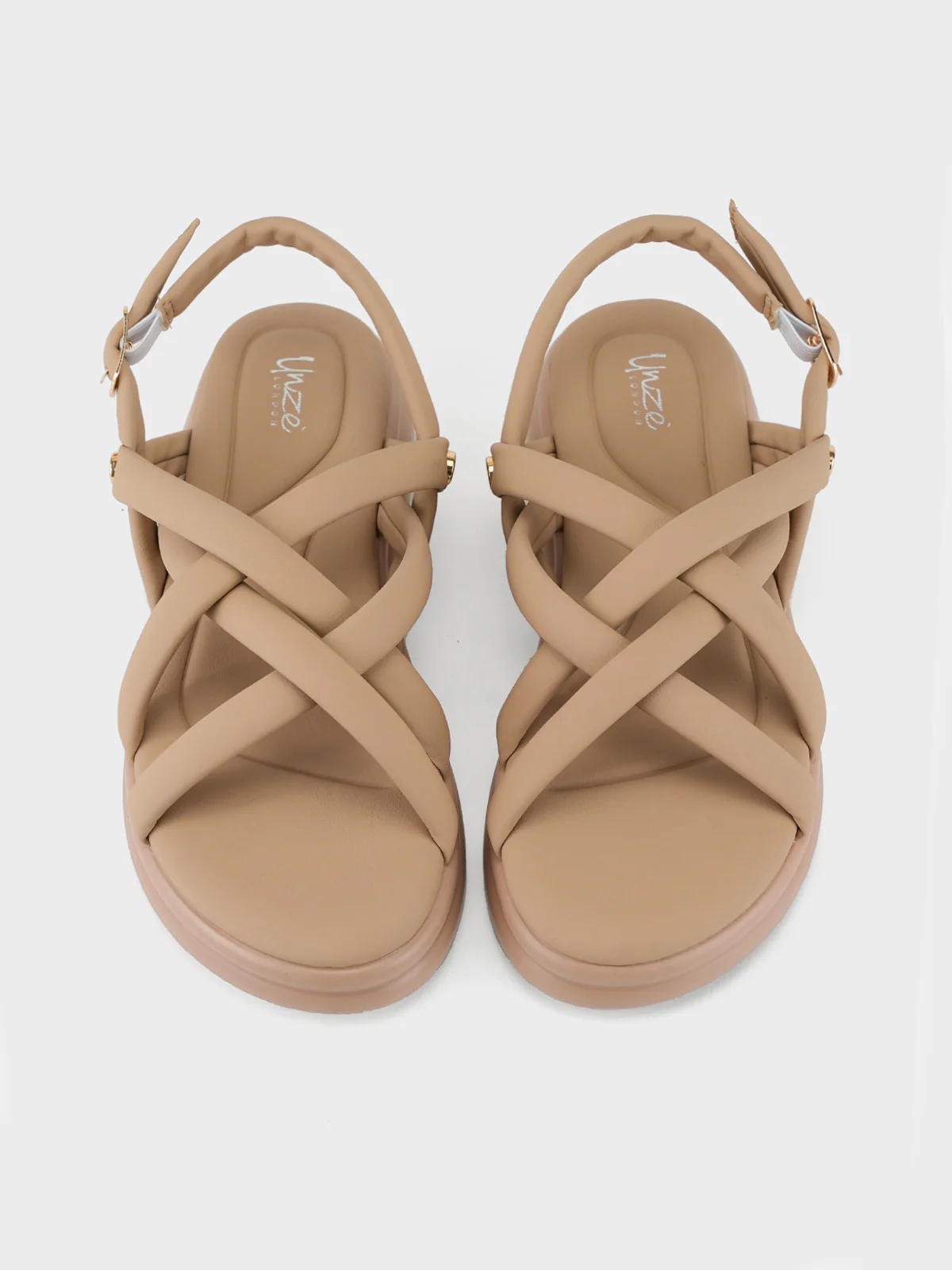 Womens "JIXCA" Comfy Padded Sandals - Image 5