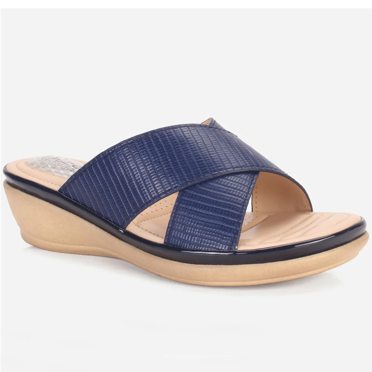 Womens "JOSEPHINE" Comfy Summer Wedge Slippers