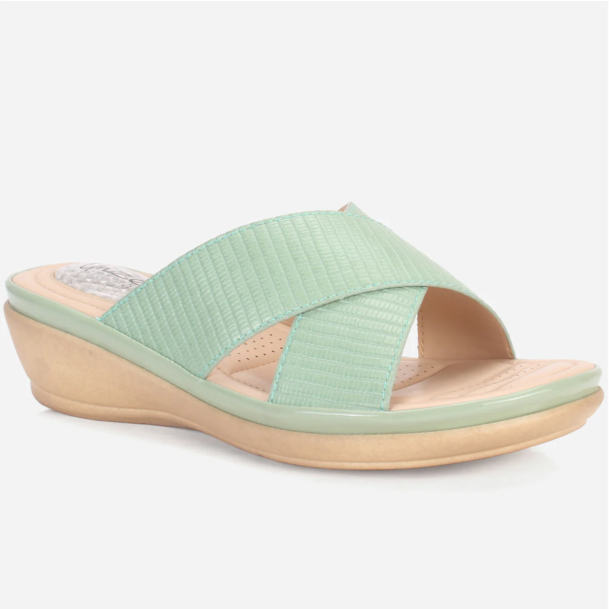 Womens "JOSEPHINE" Comfy Summer Wedge Slippers