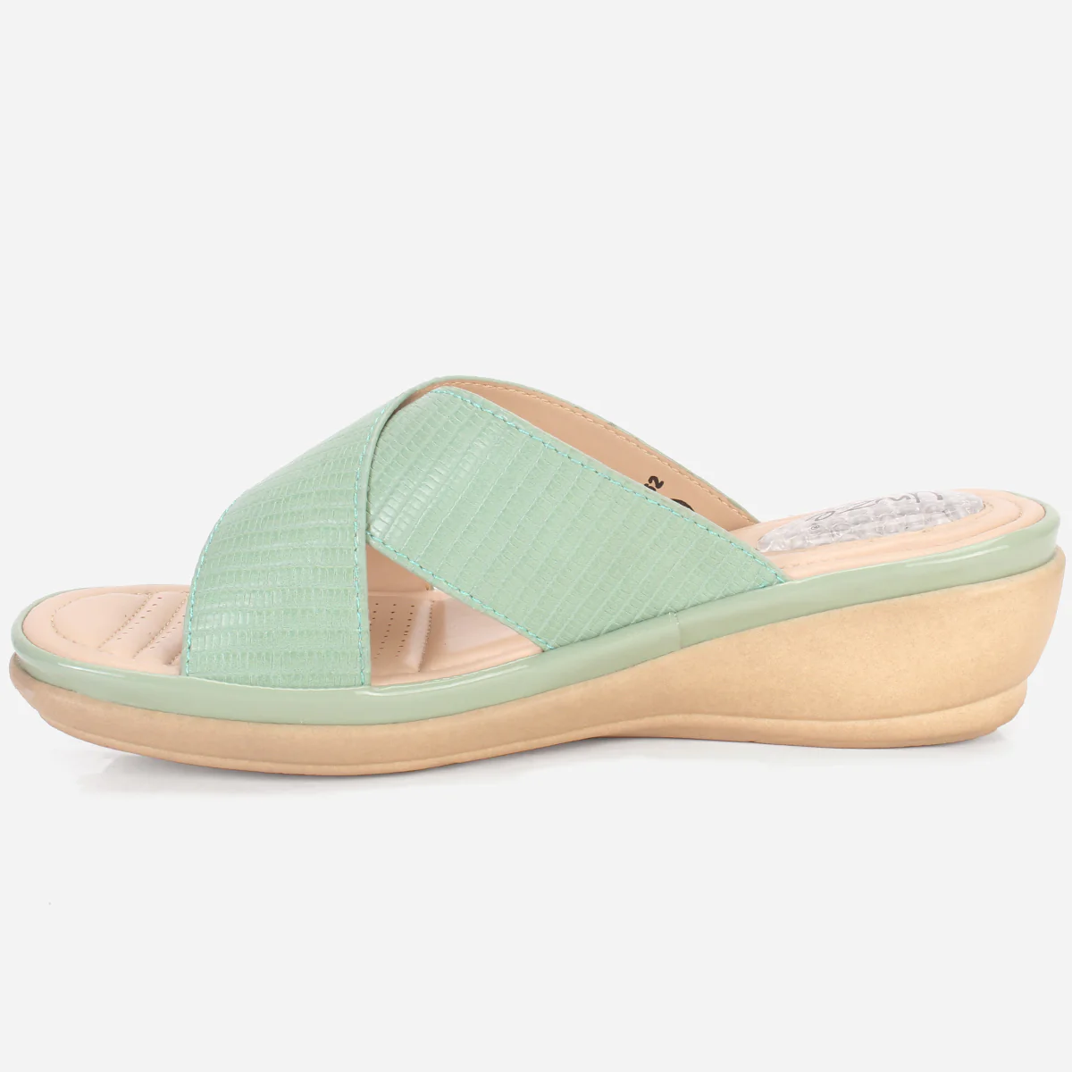 Womens "JOSEPHINE" Comfy Summer Wedge Slippers - Image 3