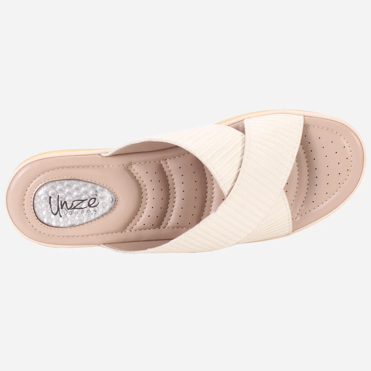 Womens "JOSEPHINE" Comfy Summer Wedge Slippers - Image 4