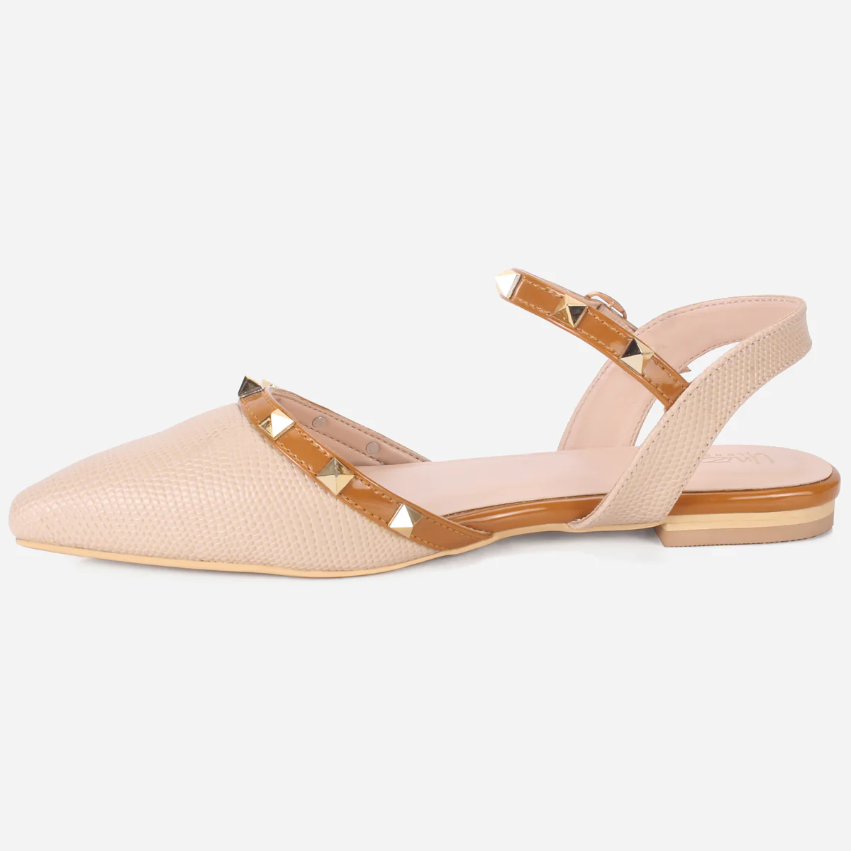 Women's "JUADY" Pointed Flat Shoes - Image 3