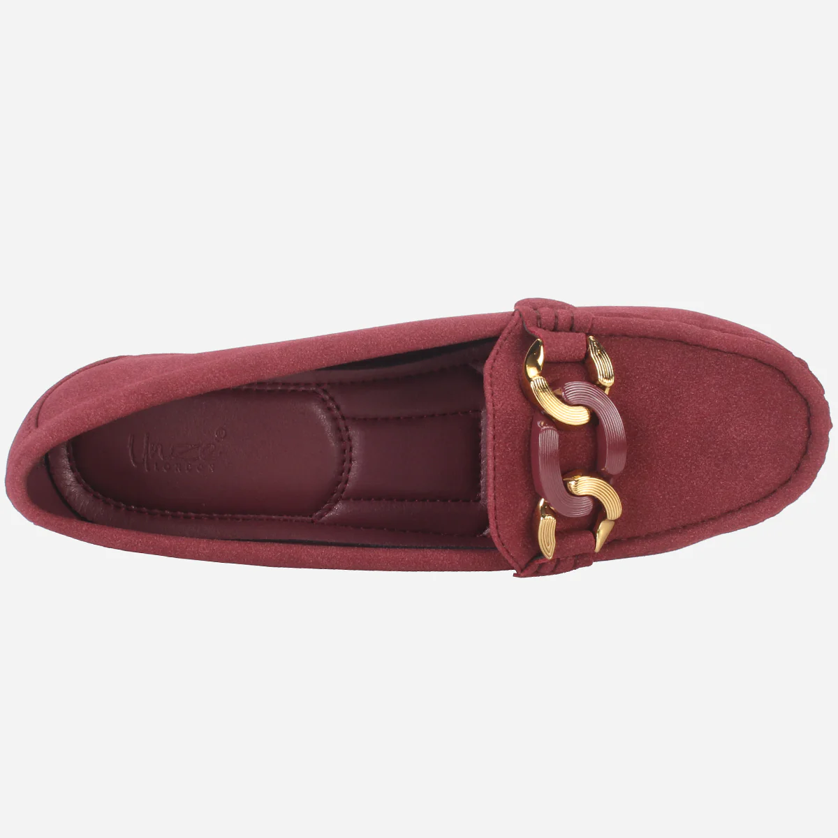 Womens "KADENCE" Low Wedge Moccasins - Image 4