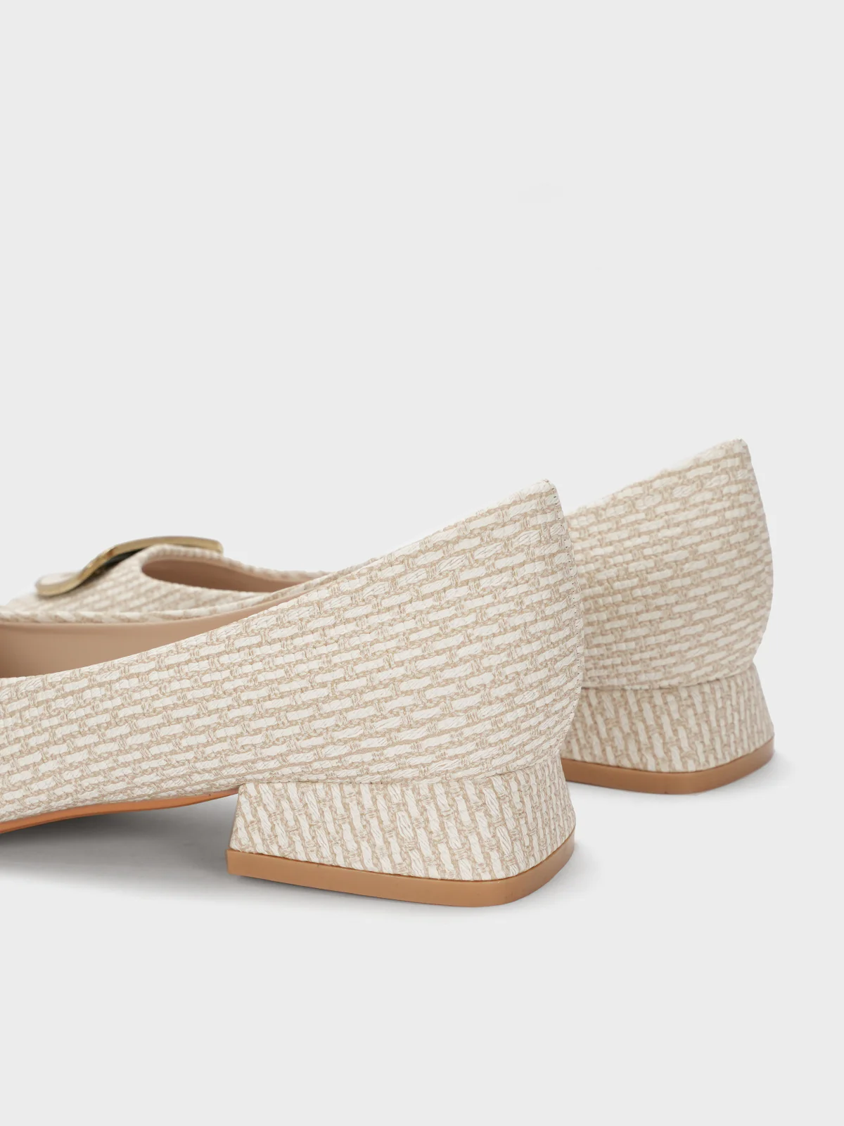 Women's "SANITO" Square Toe Casual Pumps - Image 3