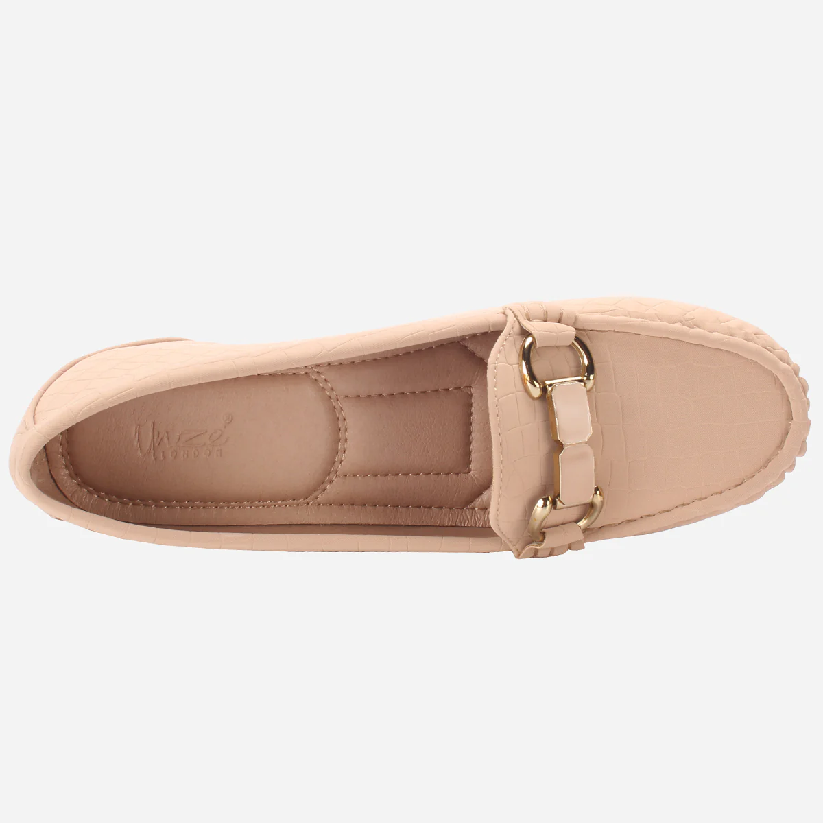Womens "KANAAN" High Wedge Comfy Moccasin - Image 4