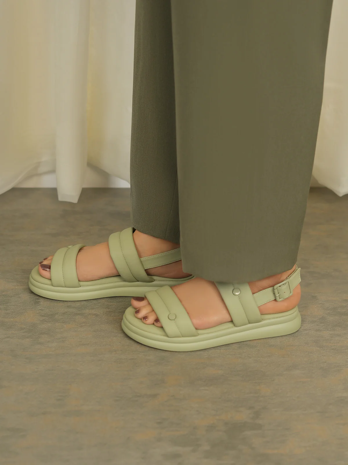 Womens "KAPULE" Comfy Backstrap Sandals - Image 6