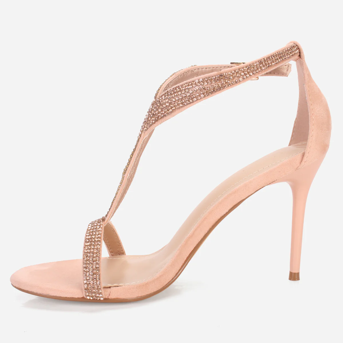 Women's "KAROSE" Decorated T-Bar Strap Evening Sandals - Image 3