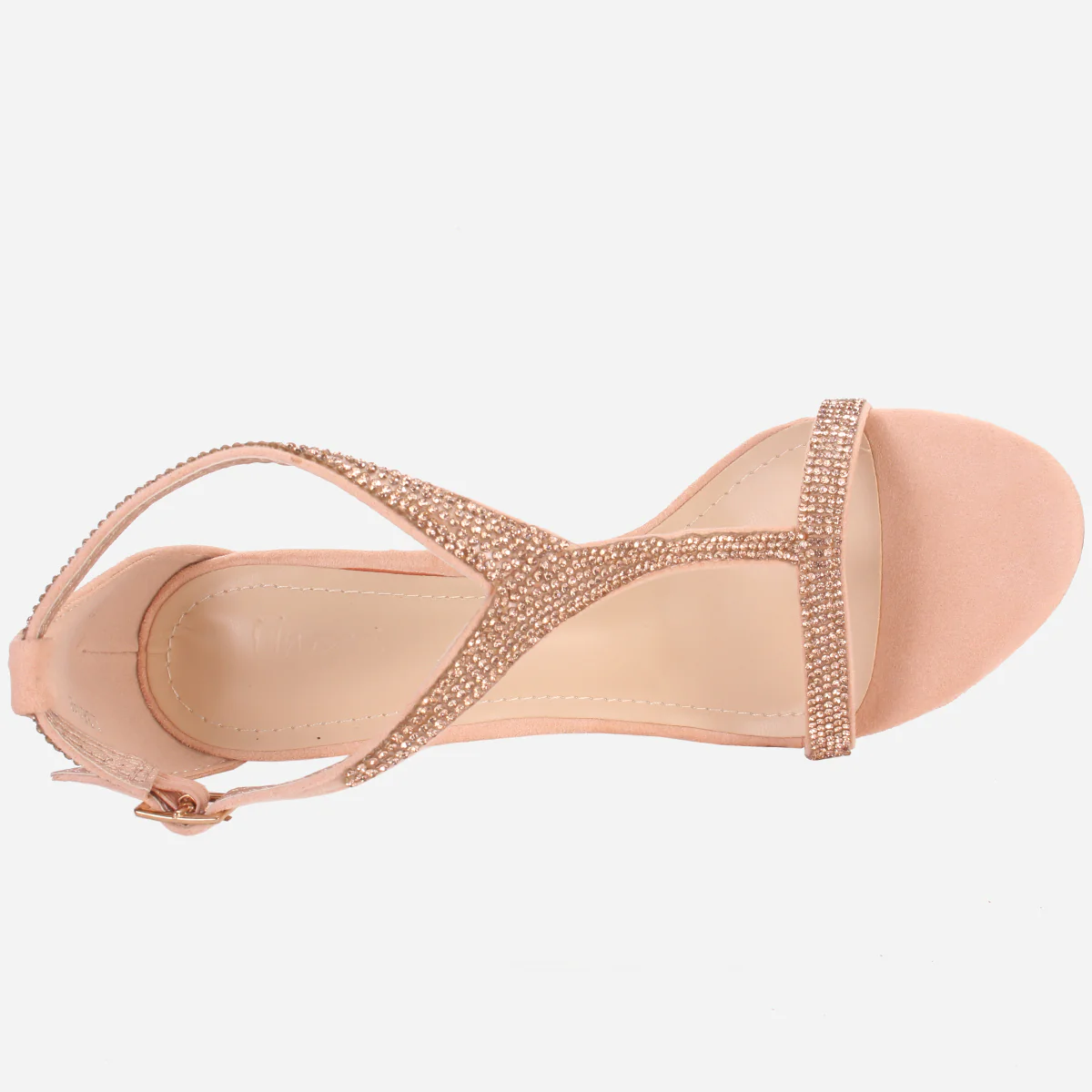 Women's "KAROSE" Decorated T-Bar Strap Evening Sandals - Image 4