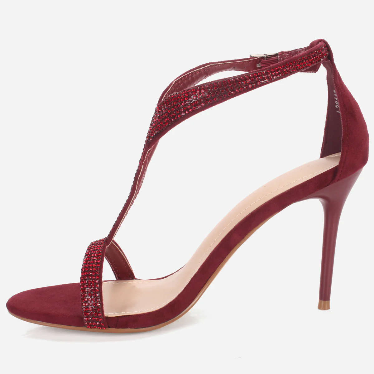 Women's "KAROSE" Decorated T-Bar Strap Evening Sandals - Image 3