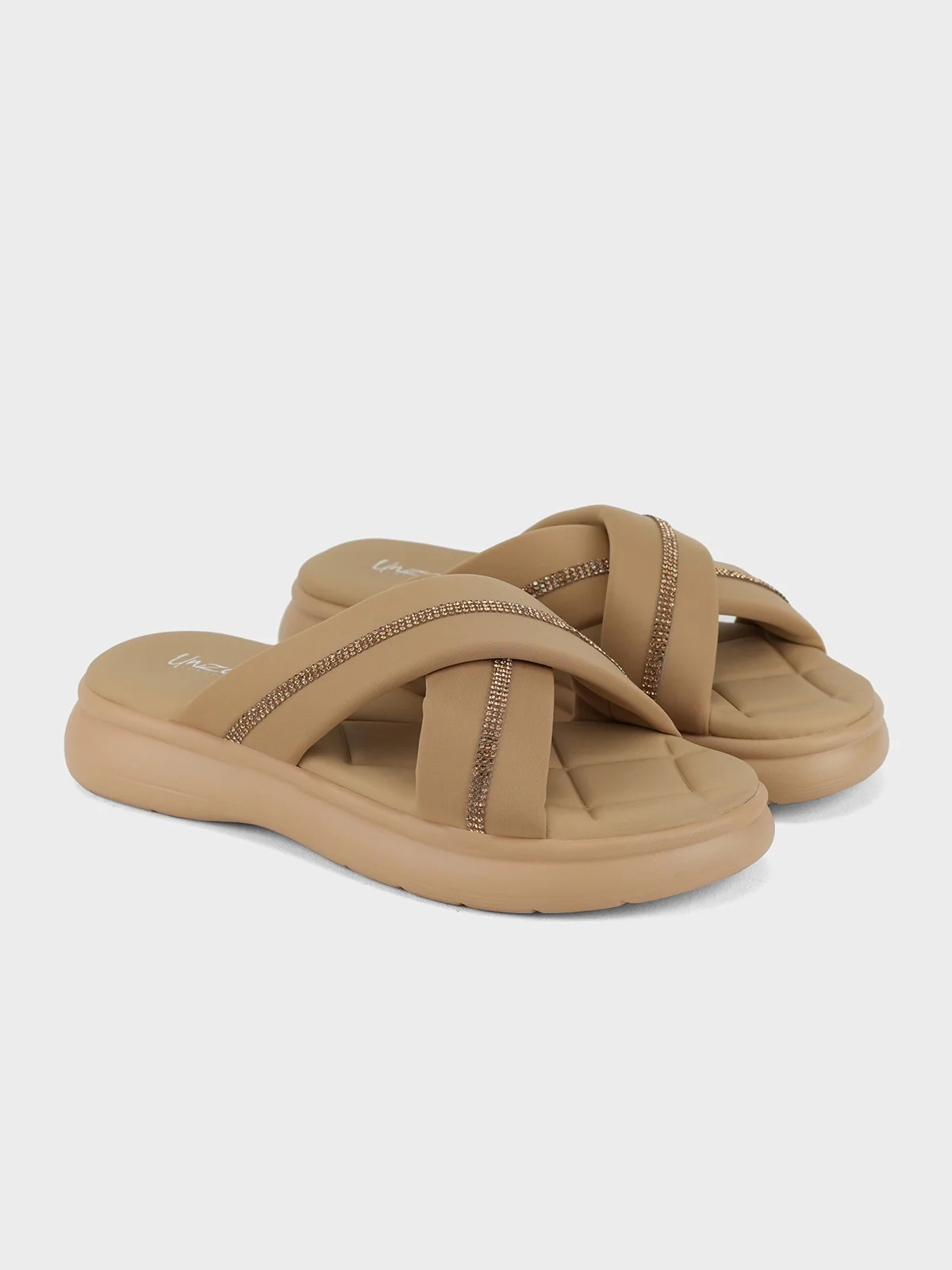 Womens "KEAWE" Crossover Casual Slippers - Image 4