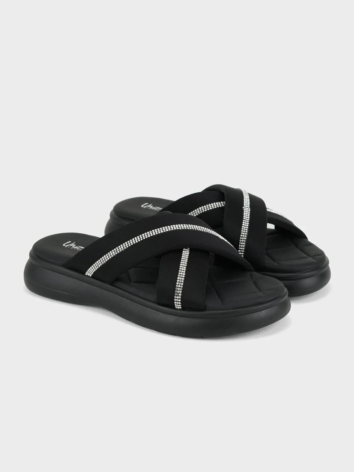Womens "KEAWE" Crossover Casual Slippers - Image 4
