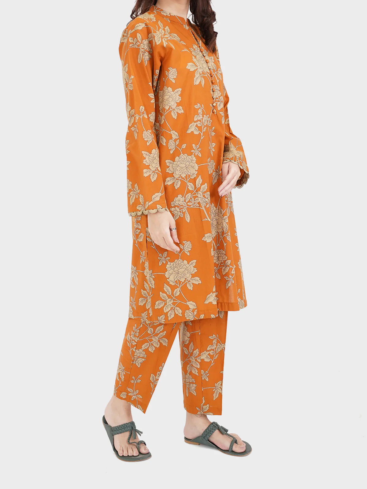 "KEELIN" Printed Two Piece Suit - Image 2
