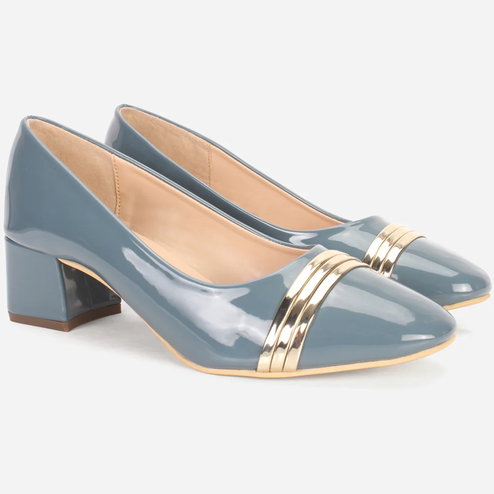 Womens "KIARA" Rounded Toe Slide in Courts - Image 2