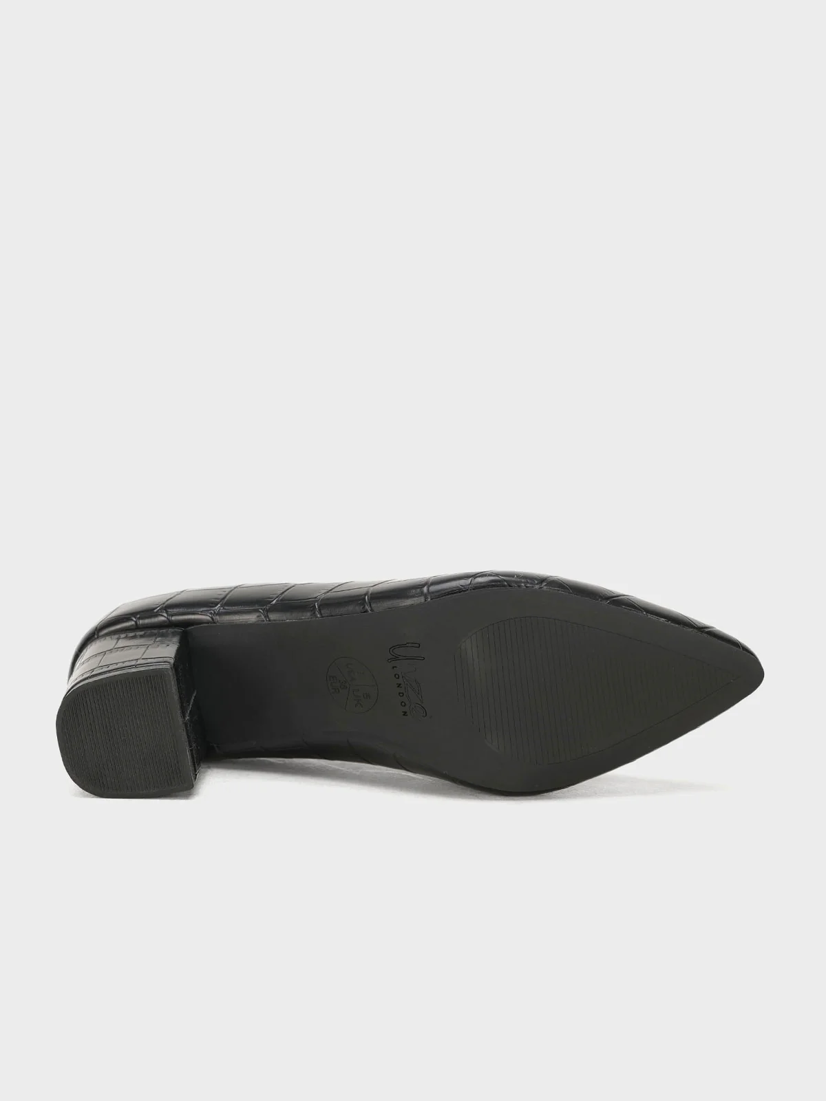 Women's "KIENNA" Textured Block Heel Courts - Image 5