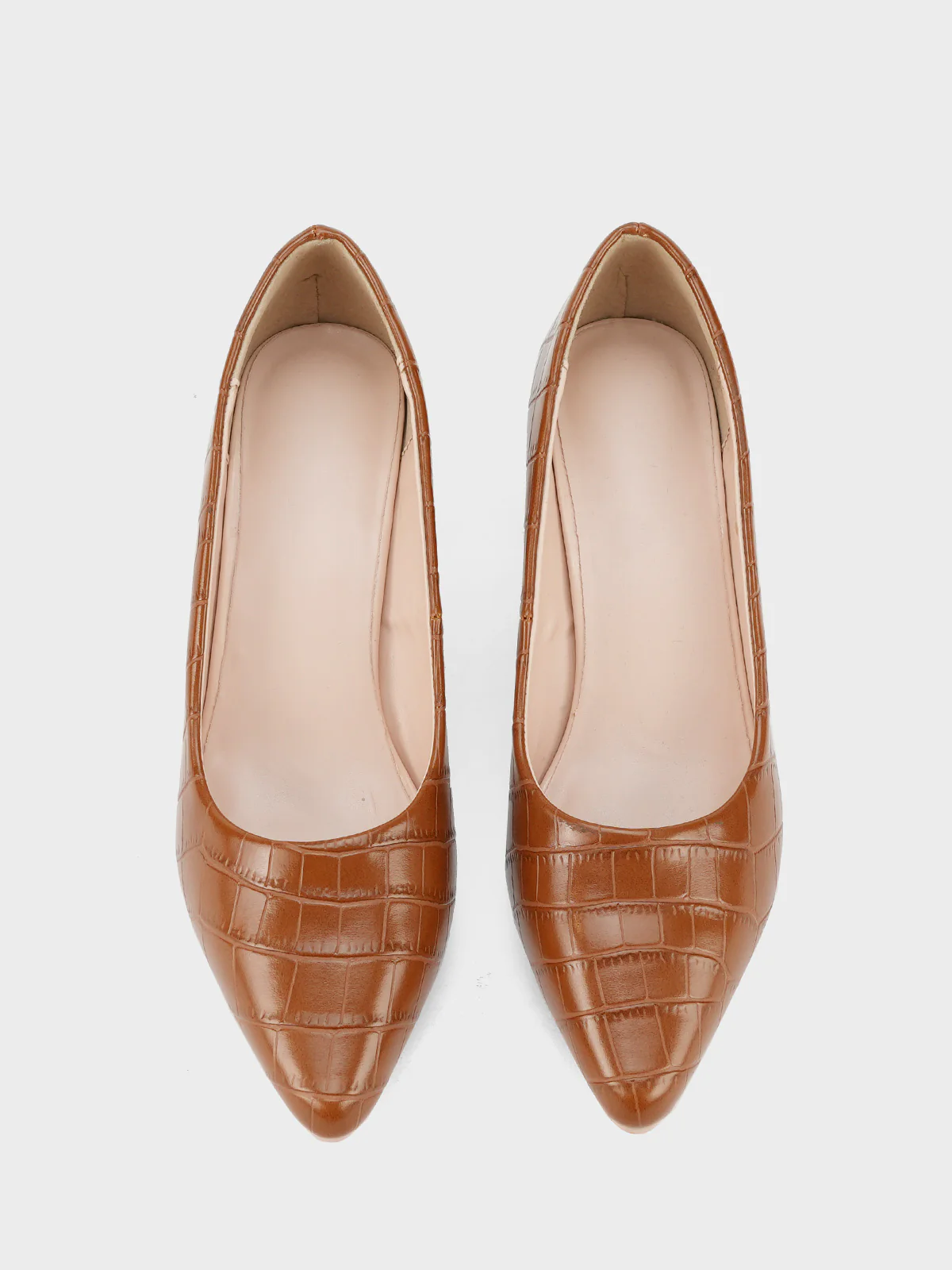 Women's "KIENNA" Textured Block Heel Courts - Image 6