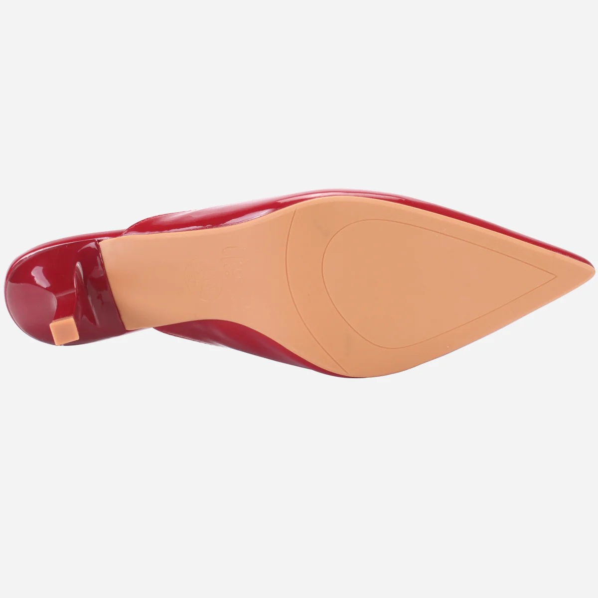 Womens "KIMARA" Pointed Toe Slide In Heeled Sandals - Image 5