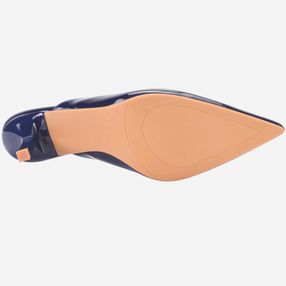 Womens "KIMARA" Pointed Toe Slide In Heeled Sandals - Image 5