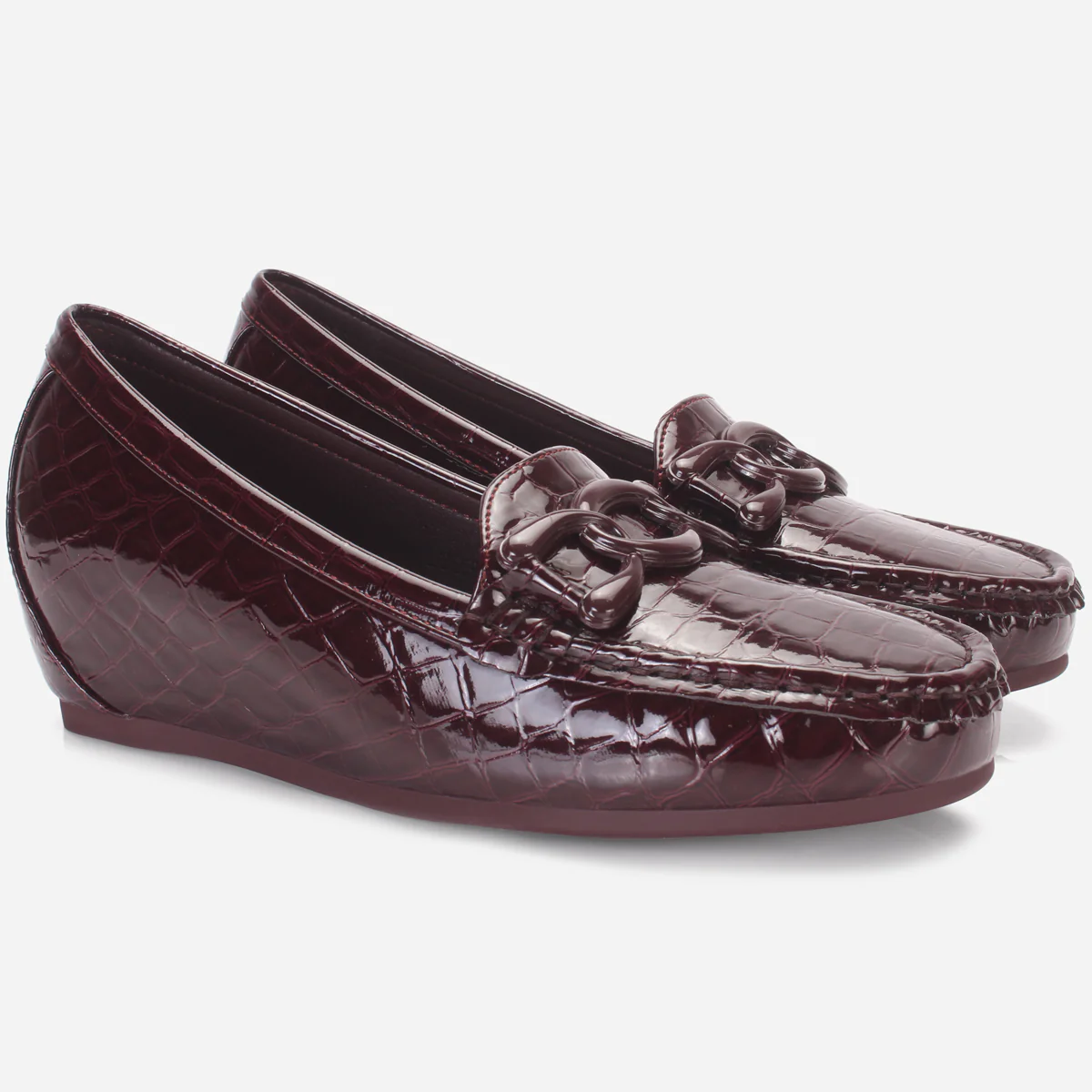 Women's "KIMCHY" Wedge Comfy Slide In Moccasins - Image 2
