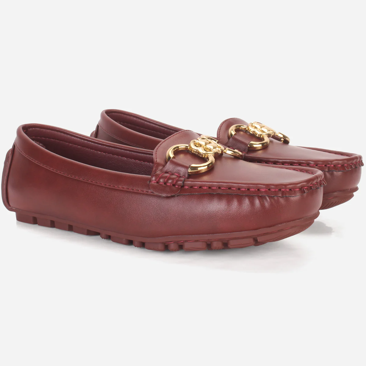 Womens "KITTO" Flat Comfy Slide In Moccasins - Image 2