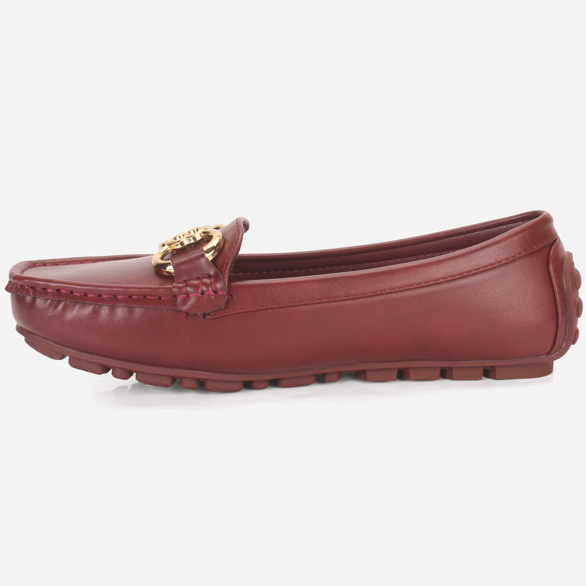 Womens "KITTO" Flat Comfy Slide In Moccasins - Image 3